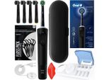 Spazzolino Elettrico Oral-B Vitality Pro D103 Nero + 4 Punte Di Precisione + Custodia Nera + Supporto