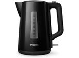 Bollitore 1,7 L Nero Con Indicatore Luminoso, Elemento Riscaldante Piatto, Ampia Apertura, Senza Fili, Base Piroettante A 360°, Indicatore Luminoso A Led (HD9318/20)