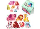 Puzzle Colorato 7 In 1 Per Bambini Animali Mamma E Bambino