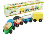 Locomotiva Ferroviaria In Legno Con Selezionatore Di Blocchi Tschu-Tschu