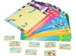 Gioco Di Logica In Legno Con Ippopotamo, Puzzle Domino