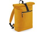 Bagbase BG286 | Zaino Roll-Top Riciclato, 32 X 44 X 13 Cm - Colore: Senape - Dimensioni: 32 X 44 X 13 Cm
