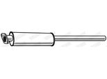Walker 23210 Silenziatore Centrale Silenziatore Per Ford Focus Ii Hatchback (Da, Hcp, Dp) Focus Ii Station Wagon (Da, Ffs, Ds) Focus C-Max (DM2) Per Volvo