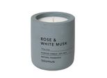 Candela Profumata Blomus Fraga 8 Cm / ø 6,5 Cm - Rosa E Muschio Bianco