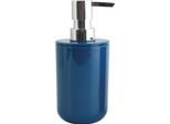 Msv Dispenser Per Sapone "Inagua"" Dispenser Per Sapone Liquido, Capacità 7 X 7 X 16 Cm - Blu"