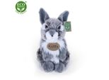 Rappa Peluche Grigio Coniglio Seduto 20 Cm ECO-FRIENDLY