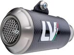 Marmitta Slip-On Leovince LV-10 Carbon Omologata Per Kawasaki Z 900