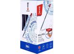 Penna A Sfera Da Ufficio 0,7 Mm Rossa (50 Pezzi) Memobe