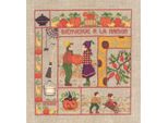 Kit Punto Croce Le Bonheur Des Dames "Benvenuto Ottobre"", Diy, 21X23Cm"