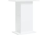Vidaxl Supporto Per Acquario Bianco 60,5X36X72,5 Cm Materiale A Base Di Legno