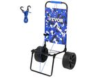 Vevor Carrello Da Spiaggia Carrello A Mano Per Sabbia, Carrello Da Spiaggia 31 Kg Di Portata, Carrello Da Sabbia Pieghevole In Acciaio, 380 X 386 Mm Carrello A Mano Carrello Robusto Per La Spiaggia Carrello Per Attrezzature
