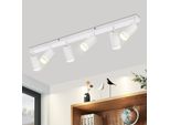 Zmh Led Plafoniera 6 Fiamme GU10 Orientabile Faretto Da Parete Moderno Faretti Da Soffitto In Metallo Per Interni Per Corridoio Soggiorno Cucina Camera Da Letto, Senza Lampadine