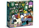 Galison Puzzle Quadrato Cani Nel Salotto 500 Pezzi