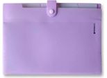 Cartella Con Scomparti A4 PP-105 Viola