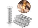 Stahlwerk 2 X Perni Di Saldatura In Alluminio M4 Set Di 100 Accessori Per Smacchiatori Smart Repair