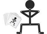 Stickman Giocattolo, Allena La Coordinazione, Materiale In Legno Di Tiglio Nero Senza Bava, Puzzle Educativo Per Bambini Di Età Superiore Ai 3 Anni
