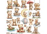 Stickers Adesivi Decorativi Scraplove - Orsi 3
