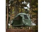 Sobuy Tenda Da Campeggio Singola Con Ganci Per Lampade E Tasche Per Scarpe 2In1 Tenda 1 Persona Pratica Verde Wht Circa 193X160X86Cm OGS32-II-GR