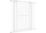 Cancello Di Sicurezza Per Porte, 76-104 Cm Senza Foratura, Cancello Per Scale In Acciaio, Cancello Per Scale, Cancello Di Sicurezza, Cancello Di Sicurezza Per Scale, Porta, Corridoio, Bianco