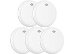 Aroha Safety Pro Rilevatore Di Fumo E Monossido Di Carbonio - Batteria Da 10 Anni - Allarme Antincendio & Monossido Di Carbonio Sleep Line - 5 Pezzi