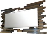 Specchio Da Parete In Vetro Marrone Stile Moderno Ed Elegante