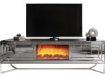 Porta Tv Moderno In Legno Grigio Per Il Soggiorno
