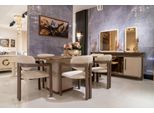 Elegante Set Da Pranzo In Legno Beige Dal Design Moderno