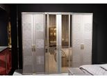 Elegante Armadio In Legno Grigio Dal Design Moderno
