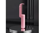 Inf Mini Spazzola Lisciante Portatile Senza Fili Rosa Con 3 Impostazioni