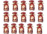 Inf Sacchetti Di Natale Per Dolci Fiocco Di Neve Santa 12X17Cm (50 Pezzi)