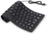 Tastiera Pieghevole In Silicone Usb, 5,1 X 13,5 Pollici 85 Tasti Cablati Portatile Impermeabile Silenzioso Morbido Rollup Tastiera Ergonomica Business Ios / An
