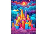Enjoy Puzzle Fortezza Tra Le Nuvole 1000 Pezzi