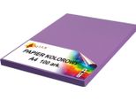 Carta Colorata A4 100G Viola Scuro 100 Fogli