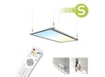 CCT LED Panel 60x30cm Spezialmontageset 22W 3000K-6000K inkl. Fernbedienung, Sei...