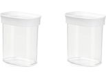 Emsa 513555 Recipiente Per Cibo Rettangolare Scatola 0.38 L Trasparente Bianco