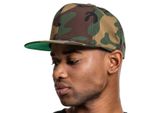 Flexfit 6089CF | Camo Classic Snapback Cap, Visiera Verde - Colore: Camo - Taglia: Unica