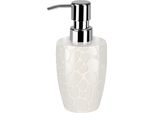 Distributore Di Sapone Spirella "Darwin"" Distributore Di Sapone Liquido In Gres 300Ml Bianco"
