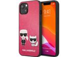Karl Lagerfeld Klhcp13Spcuskcp Custodia Rigida Per Iphone 13 Mini 5.4 Fucsia/Fucsia Iconic Karl & Choupette