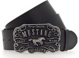 Mustang Pelle Cintura Leather Belt W90 Black Nero