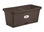 Nohel Garden Chest Natural Autoinnaffiante In Plastica 80X40X34Cm