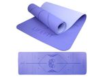 Lifefit Yoga Mat Lotos Duo, 183X58X0,6Cm, Blu
