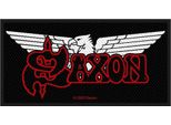 Saxon - Aquila - Patch - Logo In Poliestere RO6503 (Taglia Unica) (Nero/Rosso/Bianco)