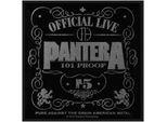 Pantera - Toppa "101 Proof"", Tessuto RO7597 (Taglia Unica) (Nero/Grigio)"