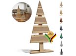 Be4Nature Abete In Legno Altezza 60 Cm Piedi Larghezza 27 Cm Albero Di Natale Alternativa Decorazione Di Natale Alberi Di Legno Di Abete Più Piccoli Non Trattati