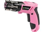 Cacciavite Fieldmann Aku 3,6V Rosa Con Punte Fds 10112-A (1X1,3 Ah)