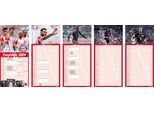 Heye 20664 Agenda Di Famiglia Fc Bayer Monaco - 16 X 35 Cm, 3 Colonne
