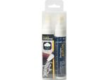 Securit Pennarello A Gesso Impermeabile Grande, Confezione Da 2 Pezzi, Bianco