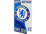Chelsea Fc - Crest - Biglietto Di Auguri TA11924 (Taglia Unica) (Bianco/Blu)