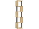 Dmora Libreria Nada 30X35X161H Cm Marrone, 4 Ripiani Portata Ripiani 20