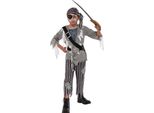 Bristol Novelty - Costume "Pirata"" Halloween - Ragazzi BN6102 (104) (Grigio)"